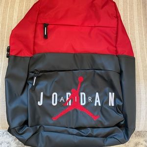 Air Jordan Red and Black Youth Backpack